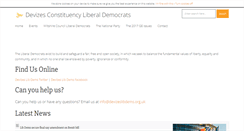 Desktop Screenshot of devizeslibdems.org.uk